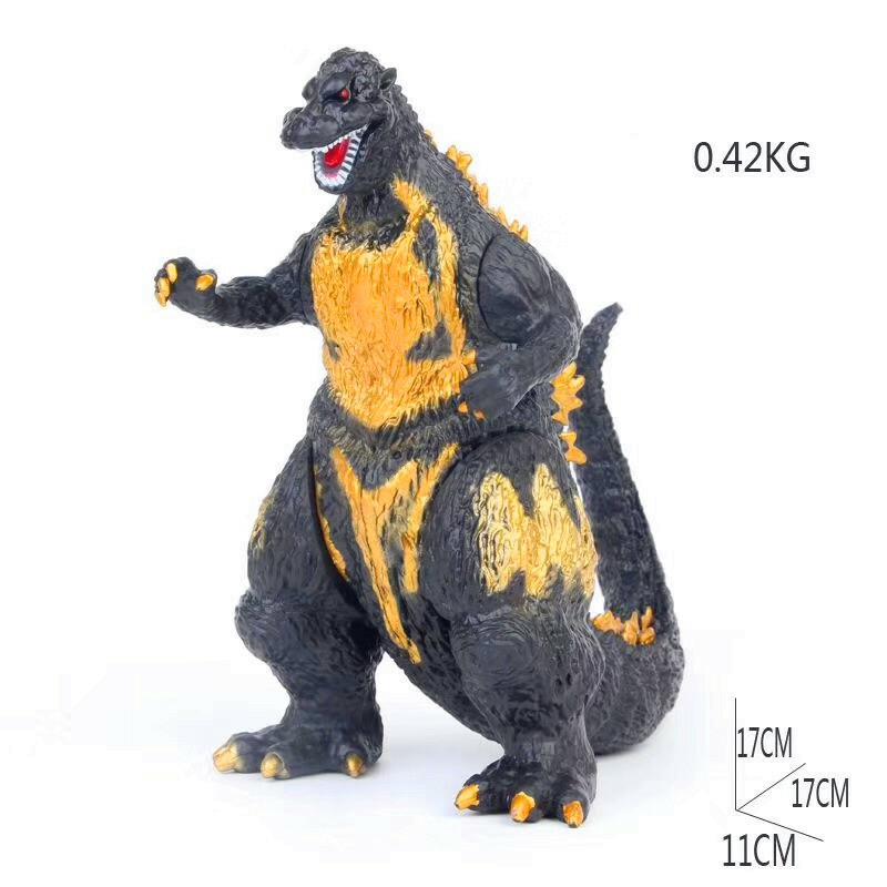 burning godzilla plush